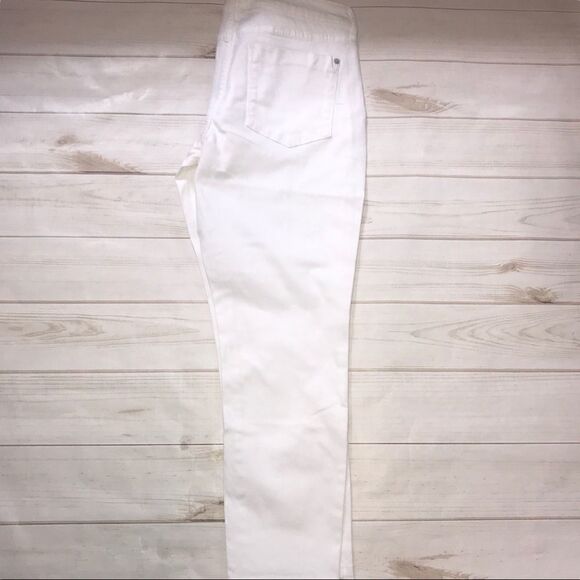 NEW! JustFab Cool Crop Jeans-White Size 31 - Picture 5 of 5